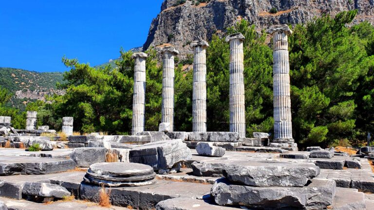 Priene Antik Kenti'nin Şehir Planına Hayran Kalın » Yerel Aydın